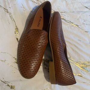 Aldo Tan Perforated Men's Slip-Ons